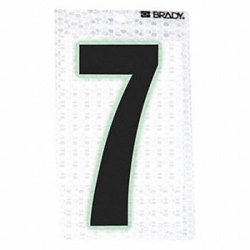 BRADY Ultra Reflective Numbers 7 PK10, 14R107