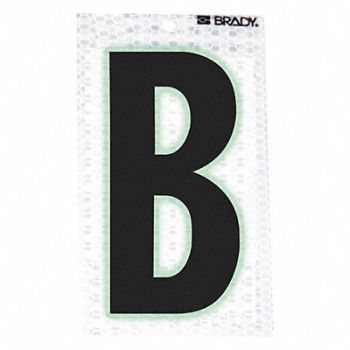BRADY Letter Label Character B PK10, 14R111