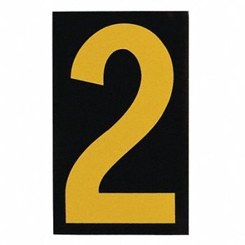 BRADY Reflective Numbers And Letters 2 PK25, 14R211