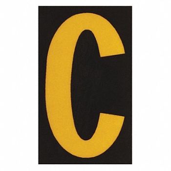 BRADY Reflective Numbers And Letters C PK25, 14R221