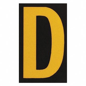 BRADY Reflective Numbers And Letters D PK25, 14R222