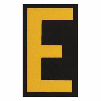 BRADY Reflective Numbers And Letters E PK25, 14R223