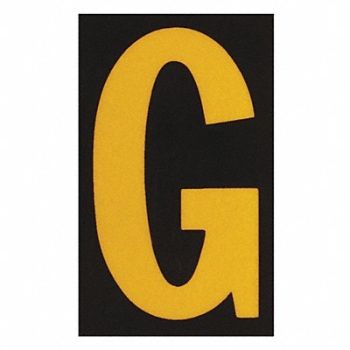 BRADY Reflective Numbers And Letters G PK25, 14R225