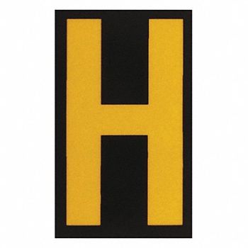 BRADY Reflective Numbers And Letters H PK25, 14R226