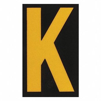 BRADY Reflective Numbers And Letters K PK25, 14R229