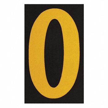 BRADY Reflective Numbers And Letters O PK25, 14R233