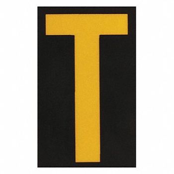 BRADY Reflective Numbers And Letters T PK25, 14R238