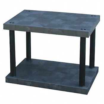 STRUCTURAL PLASTICS Plstc Shelf 24inx27inx36inShlfLdCp 330lb, 14U077