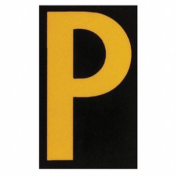 BRADY Reflective Numbers And Letters P PK25, 14V831