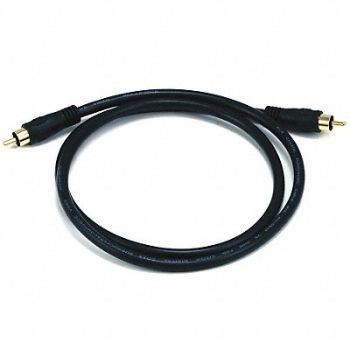 MONOPRICE A/V Cable RCA Coaxial M/M 3ft, 14X054