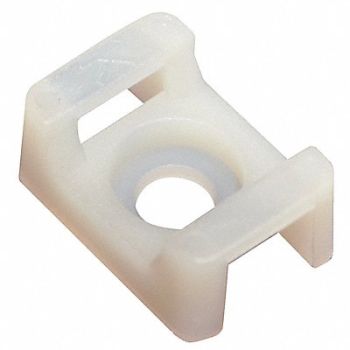 DOLPHIN COMPONENTS CORP Cable Tie Base Saddle Natural PK1000, 14X884