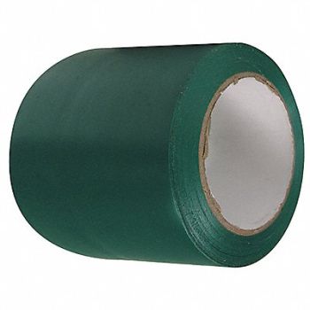 CONDOR Floor Tape Green 3 inx108 ft Roll, 14Z574