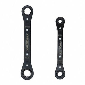 CHANNELLOCK Metric Ratcheting Wrench Set 2 pcs., 150G01