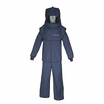 OBERON COMPANY Arc Flash Suit Kit Gray XL, 53PX68