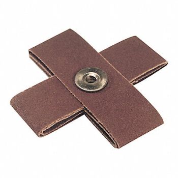 SUPERIOR ABRASIVES Cross Pad 3x3x1 A/O Grit 80, 153G49