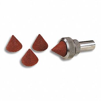 SUPERIOR ABRASIVES Center Laps 1.5x60 Deg A/O Grit 120, 153J92