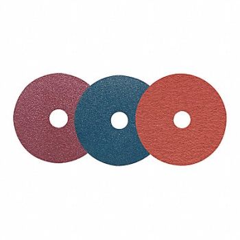 SUPERIOR ABRASIVES Fiber Disc A/O 4-1/2 Hole 7/8 Grit 60, 153N98