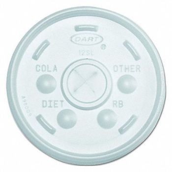 DART Disp Hot/Cold Cup Lid 6 oz-14 oz PK1000, 1UCV1