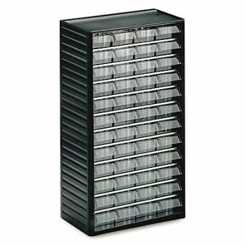 TRESTON Small Parts Drawer Unit 48 Drawers Clr, 157H14