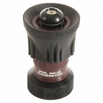 VIPER Fire Hose Nozzle Twist Aluminum, 4YLK7