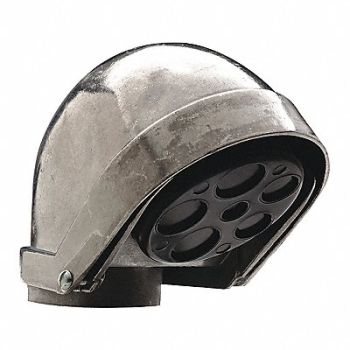 HUBBELL KILLARK Weather Head Thread 2 Aluminum, 159D13