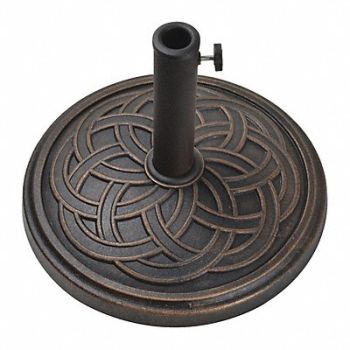 BOND MANUFACTURING CO Gaelen Umbrella Base 12kg Bronze, 159F99