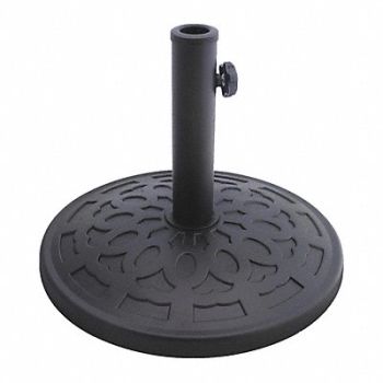 BOND MANUFACTURING CO Regency Umbrella Base 8kg Matte Black, 159G18