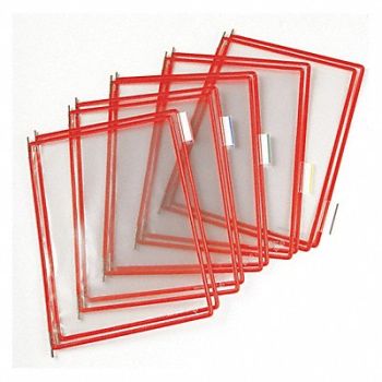 TARIFOLD Pivoting Pockets Red PK10, 159G49