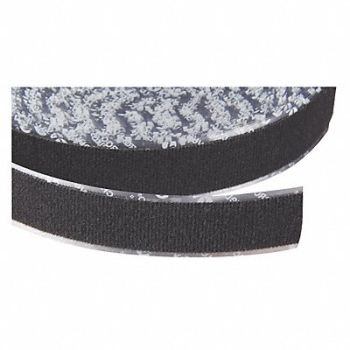 VELCRO BRAND Loop Tape Fastener 2 W Black, 15A778