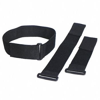 FASTENATION Cinch Strap Black 2x24 PK10, 15A790
