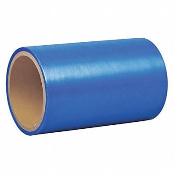 GRAINGER APPROVED Film Tape 6 in x 100 yd Blue 2 mil, 494J77