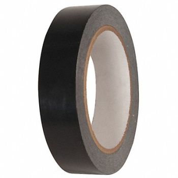GRAINGER APPROVED Floor Tape Black 1 inx216 ft Roll, 15D705