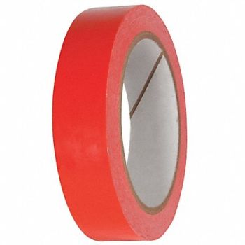 GRAINGER APPROVED Floor Tape Red 1 inx216 ft Roll, 15D712
