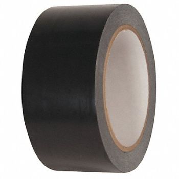 GRAINGER APPROVED Floor Tape Black 2 inx216 ft Roll, 15D716
