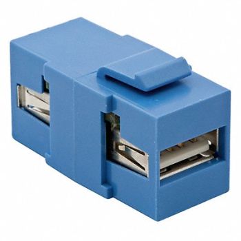 HUBBELL PREMISE WIRING USB Connector A to A 2.0 Blue, 15D938