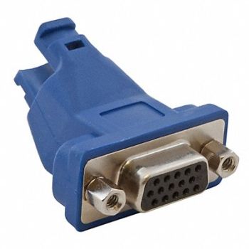 HUBBELL PREMISE WIRING VGA Connector 15-Pin to 8-Pin Blue, 15D954