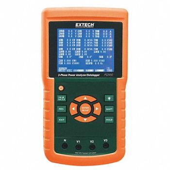 EXTECH Power Analyzer/Datalogger Up To 30000A, 15E576