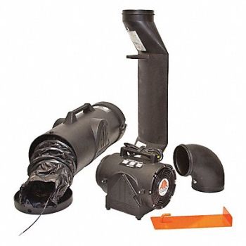 AIR SYSTEMS INTERNATIONAL Conf Sp Fan Kt Axial ExpPrf 1/3HP 115VAC, 15E898
