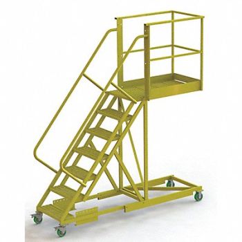 TRI-ARC Rollng Ldr Unasmbld Hndrl Platfm 70 In H, 15E970