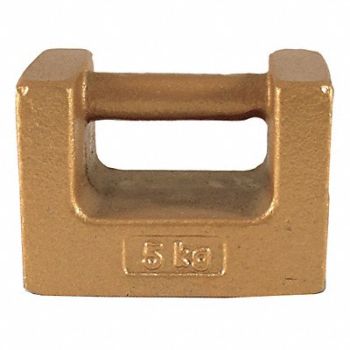 RICE LAKE WEIGHING SYSTEMS Weight Grip Handle 5kg Cast Iron Class 7, 15F055
