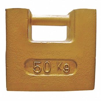 RICE LAKE WEIGHING SYSTEMS Weight Grip Handle 50kg Cast Iron ClassF, 15F065