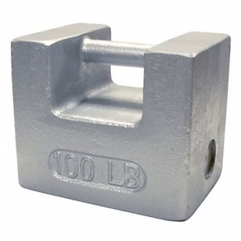 RICE LAKE WEIGHING SYSTEMS Calibration Weight 100 lb Nominal Mass, 55NA98