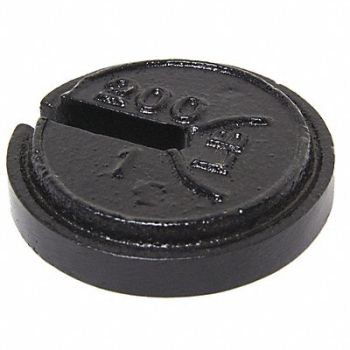 RICE LAKE WEIGHING SYSTEMS Weight Slotted 200x1lb Cast Iron Class7, 15F148