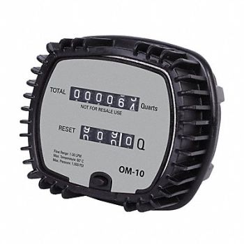 WESTWARD Mechanical Oil Meter 0.30 to 8 GPM, 15F216