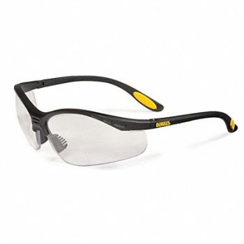 DEWALT G1967 Safety Reading Glasses +3.00 Clear, 15F623