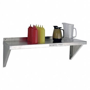 NEW AGE Wall Shelf 13inx18inx60in ShlfCap 150lb, 6TJL3