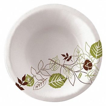 DIXIE Disposable Bowl 12 oz 6 in Dia PK500, 15J135