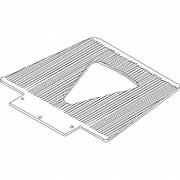 GRAINGER APPROVED Nose Plate 16-1/2 W 13 D 350 lb., 15J302