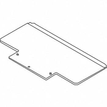 GRAINGER APPROVED Nose Plate 18-1/2 W 10-1/2 D 350 lb., 15J306