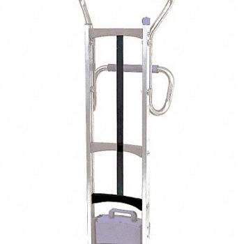 WESCO Center Bar 375 lb Aluminum/Plastic Black, 15J310